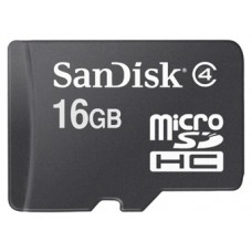 Карта памяти   16Gb MicroSD SanDisk Class 4 (SDSDQM-016G-B35)