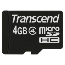 Карта памяти    4Gb MicroSD Transcend Class 4 (TS4GUSDHC4)