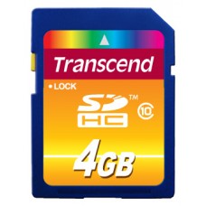 Карта памяти    4Gb Transcend SDHC Class10 (TS4GSDHC10)