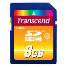 Карта памяти    8Gb Transcend SDHC Class 10 (TS8GSDHC10)