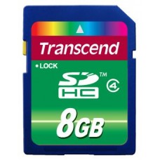 Карта памяти    8Gb Transcend SDHC Class 4 (TS8GSDHC4)