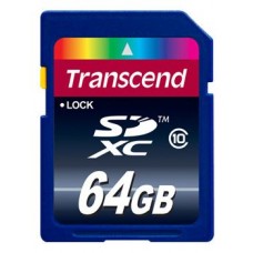 Карта памяти   64Gb Transcend SDXC Class 10 (TS64GSDXC10)