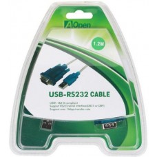 Кабель AOpen USB 2.0 A (M) - COM (RS232), 1.2м (ACU804)