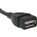 Переходник Gembird USB 2.0 A (F) - Mini USB B (M), 0.15m (A-OTG-AFBM-002)