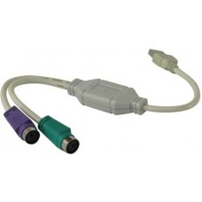 Переходник VCOM USB 2.0 A - 2x PS/2 (VUS7057)