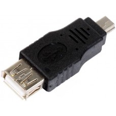 Переходник VCOM USB 2.0 A (F) - Mini USB B (M) (CA411)