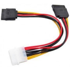 Переходник VCOM Molex - 2x SATA (VPW7572)