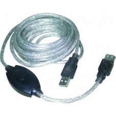 Кабель удлинительный VCOM USB2.0 A (M) - A (F), 5m (VUS7049-5M)