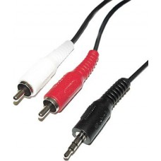 Кабель Belsis 3.5 Jack (M) - 2RCA, 5м (SN1038)