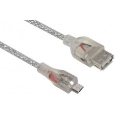 Кабель-переходник Greenconnect USB - microUSB, 0.75м (GCR-MB3AF-BD2S-0.75m)