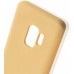 Чехол BROSCO SS-S9-SOFTRUBBER-GOLD