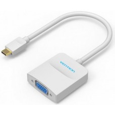 Переходник Vention USB-C (M) - VGA (F), 0.15м (CGFWB)