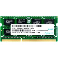 Оперативная память 8Gb DDR-III 1600MHz Apacer SO-DIMM 1.35v (AS08GFA60CATBGJ)