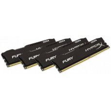 Оперативная память 32Gb DDR4 2400MHz Kingston HyperX Fury (HX424C15FB2K4/32) (4x8Gb KIT)