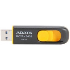 USB Flash накопитель 64Gb ADATA UV128 Black/Yellow