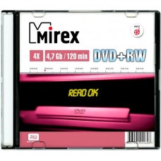 Диск DVD+RW Mirex 4.7Gb 4x Slim Case (1шт) (202608)