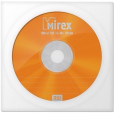 Диск DVD+R Mirex 4.7Gb 16x Paper Cover (1шт) (205135)